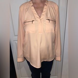 Banana Republic peach blouse - XL